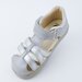 Bobux iWalk Cross Jump Sandal - Silver Pearl + Silver