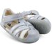 Bobux Step-Up Cross Jump Sandal - Silver Pearl + Silver