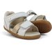 Bobux Step-Up Sail Sandal - White + Misty Gold