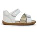 Bobux Step-Up Sail Sandal - White + Misty Gold