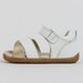 Bobux Step-Up Sail Sandal - White + Misty Gold