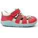 Bobux Step-Up Summit Sandal - Guava + Mist