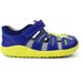 Bobux Step-Up Summit Sandal - Blueberry + Neon