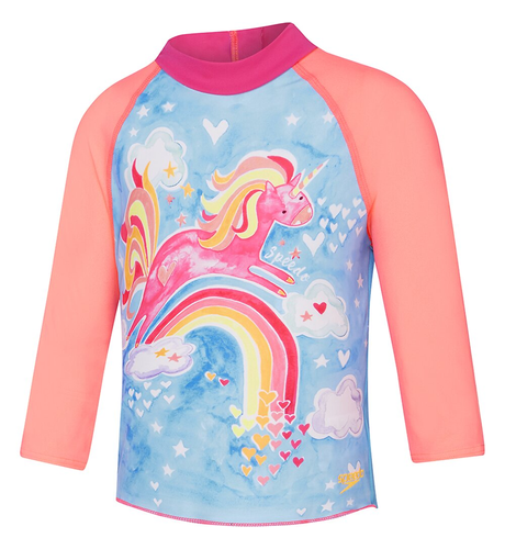 Speedo Toddler L/S Suntop - Head In The Clouds