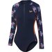 Speedo Teens L/S Paddlesuit - Blossom/Navy