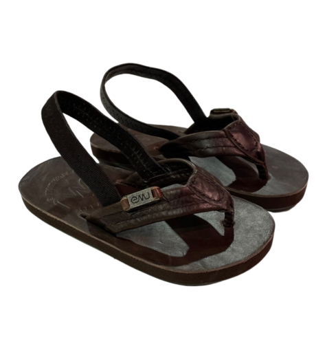 EMU Shorem Kids Jandal - Dark Chocolate