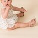 Pretty Brave Phoenix Blush Leaf Infant Sandal