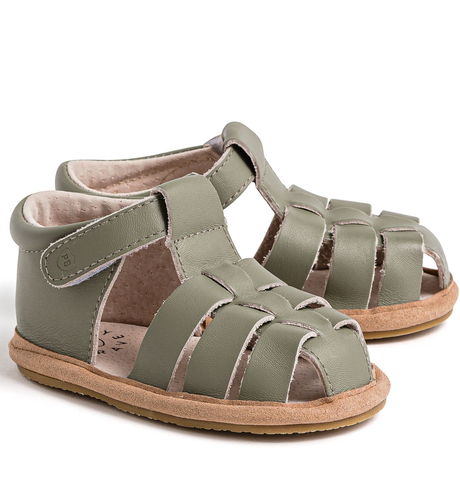 Pretty Brave Rio Olive Infant Sandal