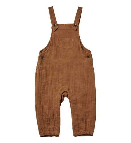 Rylee + Cru Baby Overalls - Rust