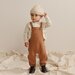 Rylee + Cru Baby Overalls - Rust