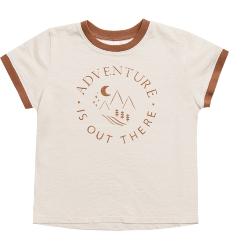 Rylee + Cru Ringer Tee  - Adventure Is Out There