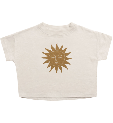 Rylee + Cru Boxy Tee - Stone/El Sol