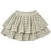 Rylee + Cru Tiered Mini Skirt - Olive Gingham