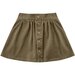 Rylee + Cru Button Front Mini Skirt - Olive
