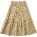 Rylee + Cru Dolly Midi Skirt - Ditsy Floral/Gold