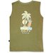 Hello Stranger Salty Soulz Muscle Tee - Sage