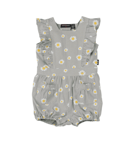 Rock Your Baby Green Daisy Romper