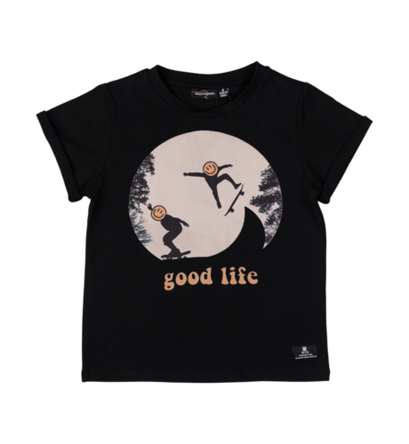 Rock Your Kid Good Life T-Shirt - Black