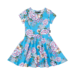 Rock Your Kid Blue Floral Waisted Dress