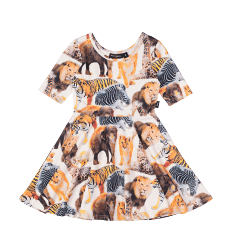 Rock Your Kid Safari Waisted Dress