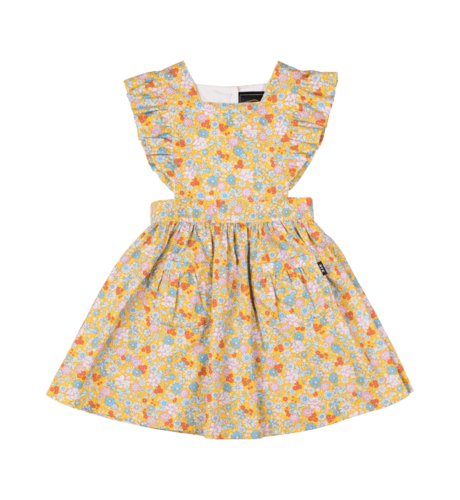 Rock Your Kid Yellow Garden Floral Dress