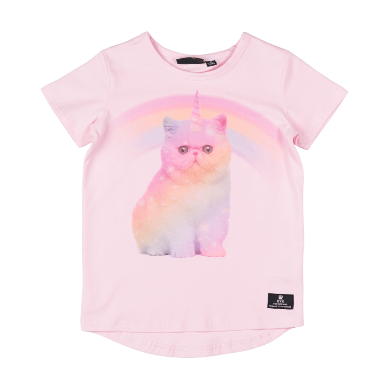Rock Your Kid Cosmic Kitten T-Shirt CLOTHING-GIRL-Girls L/S Tees