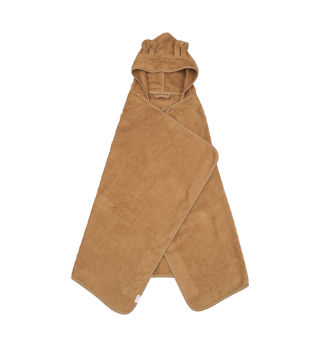 Fabelab Hooded Junior Bear Towel - Ochre