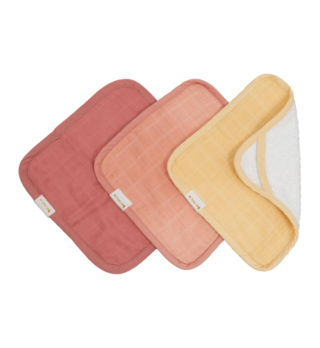 Fabelab Wash Cloths 3pk - Pastel Flower