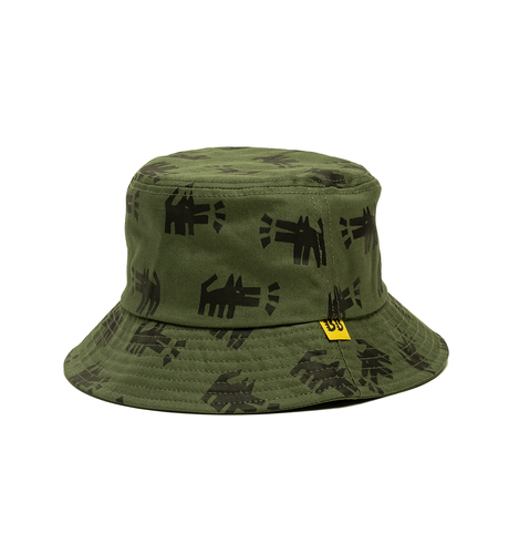 Band of Boys Hey Dogg Repeat Bucket Hat - Green