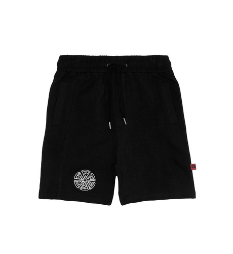 Band of Boys Pizza Icon Seam Front Shorts - Black