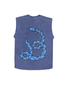 Band of Boys Blue Snake Muscle Tank - Vintage Blue