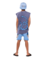 Band of Boys Blue Snake Muscle Tank - Vintage Blue