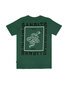 Band of Boys Bandits Snake Graphic Straight Hem Tee - Green