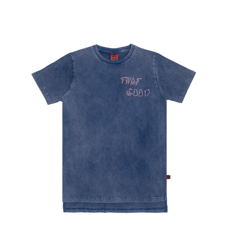 Band of Boys That Good Step Hem Tee - Vintage Blue