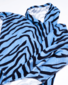 The Girl Club Tiger Stripe Hooded Beach Towel - Blue