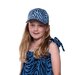 The Girl Club Tiger Stripe Hip Hop Cap - Blue