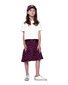 The Girl Club Leopard Print Play Skirt - Purple
