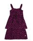 The Girl Club Tiger Stripe Layer Dress - Purple