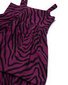 The Girl Club Tiger Stripe Layer Dress - Purple