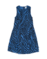 The Girl Club Tiger Stripe Singlet Dress - Blue