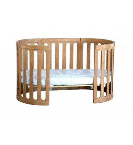 Babyhood Kaylula Sova 5 in 1 All Wood Cot - Beech