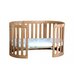 Babyhood Kaylula Sova 5 in 1 All Wood Cot - Beech