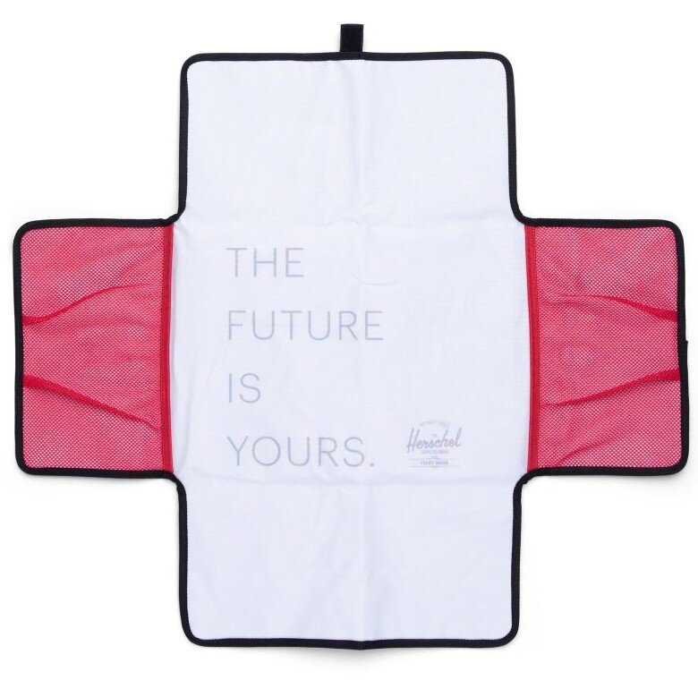 Herschel Strand Sprout Tote Nappy Bag Black Marble