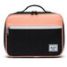 Herschel Pop Quiz Lunch Box - Black Sparkle/Neon Peach