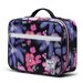 Herschel Pop Quiz Lunch Box - Blurry Floral/Black Crosshatch