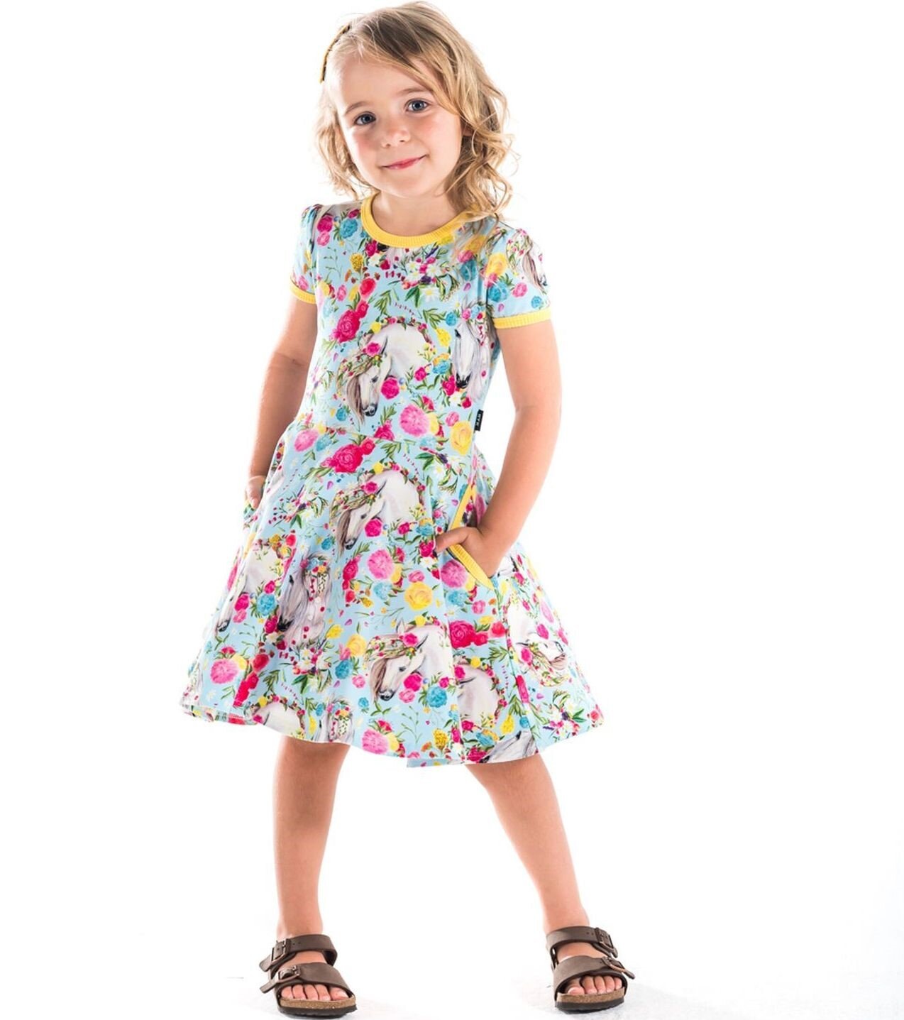 Rock Your Kid Show Pony Waisted Dress - SALE-Sale Girls Clothing : Kids ...