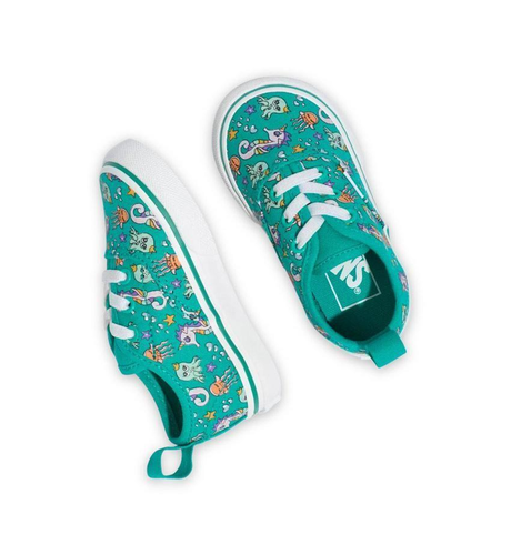 Vans Toddler Authentic Sea Party W Elastic Lace FOOTWEAR