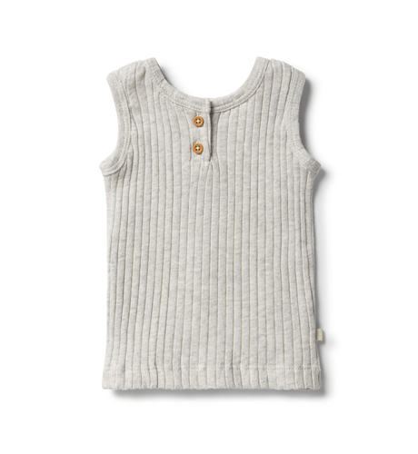 Wilson & Frenchy Organic Rib Tank - Grey Marle