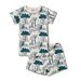 Wilson & Frenchy Organic Short Sleeve Pyjama - Wild Wilderness