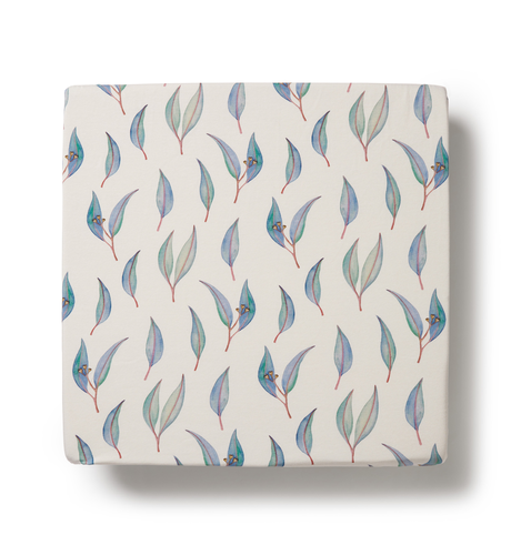 Wilson & Frenchy Organic Cot Sheet - Blue Eucalyptus